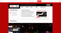 Desktop Screenshot of liveartdc.com