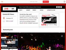 Tablet Screenshot of liveartdc.com